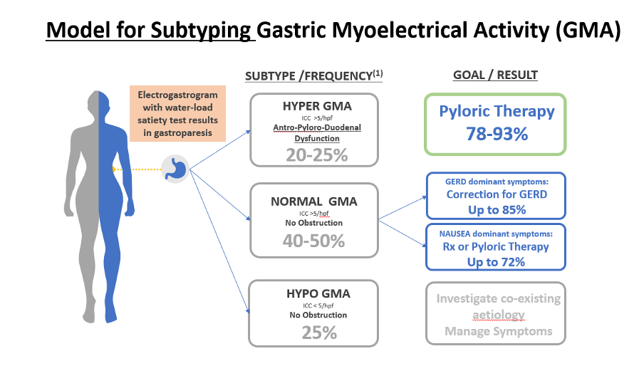 Shows a treatment model based on US outcomes data that shows how EGG can be used to better direct therapeutic options and improve patient outcomes. Shows a treatment model based on US outcomes data that shows how EGG can be used to better direct therapeutic options and improve patient outcomes.