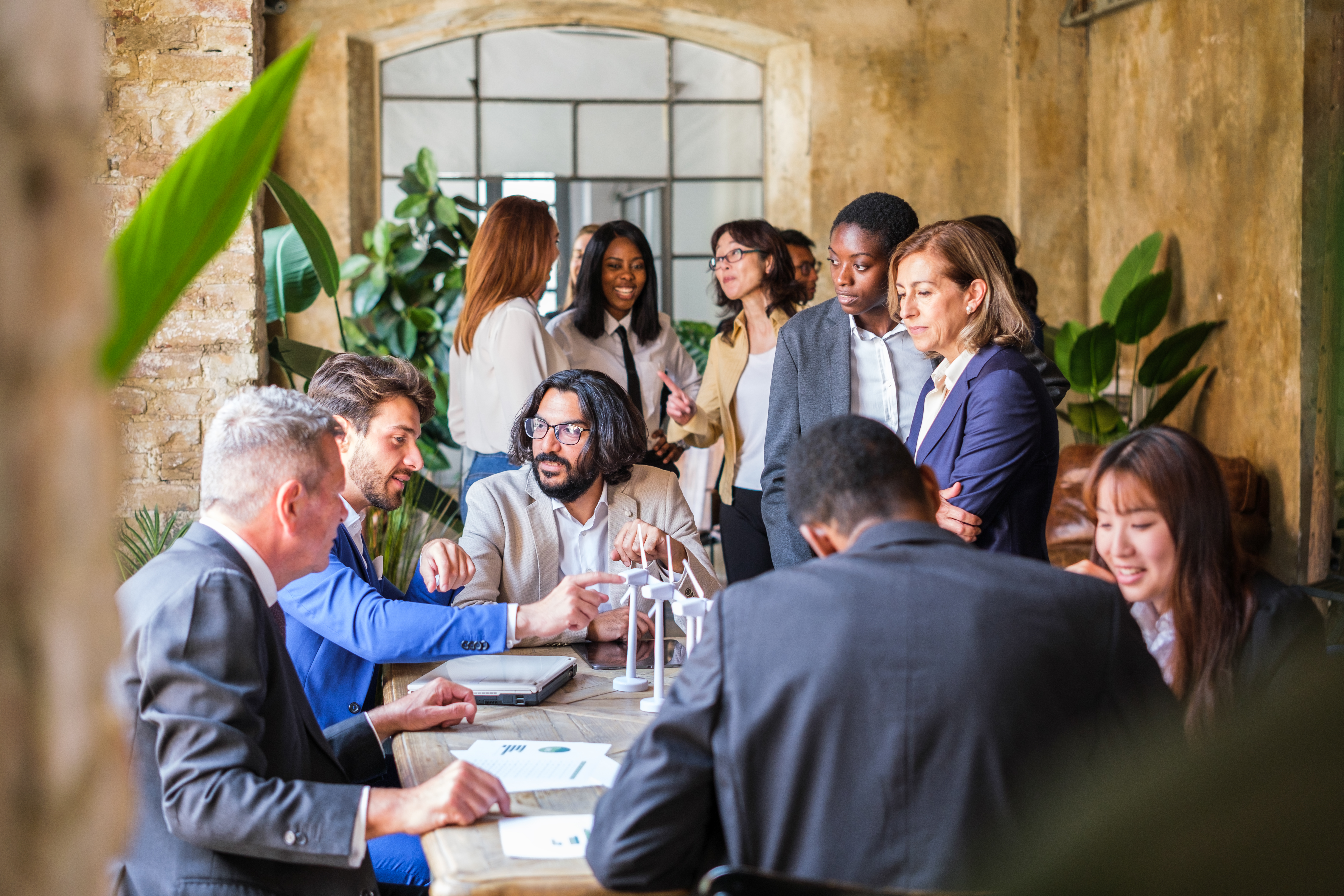 People eating at a table People eating at a table
