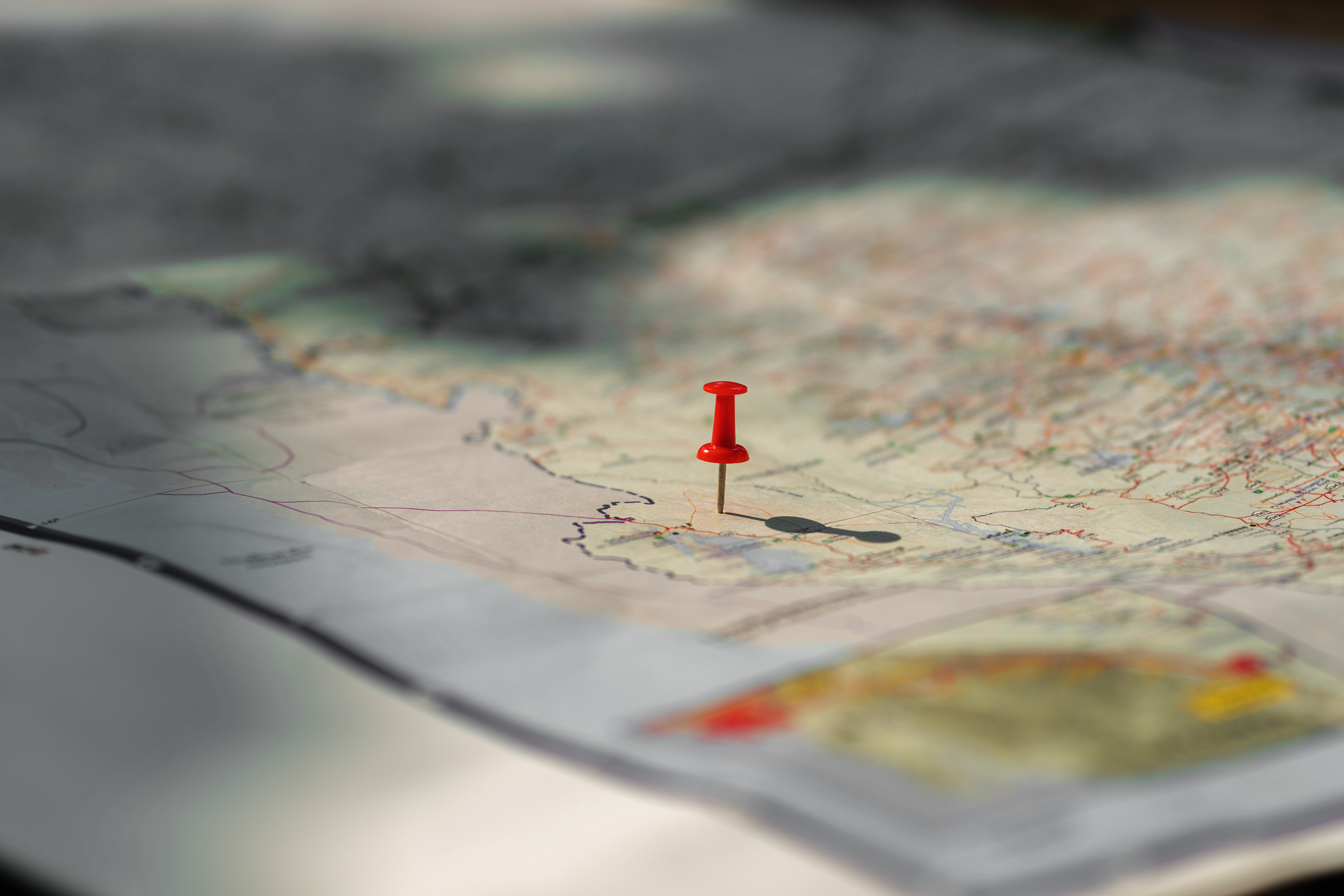 travel map with a pin travel map with a pin