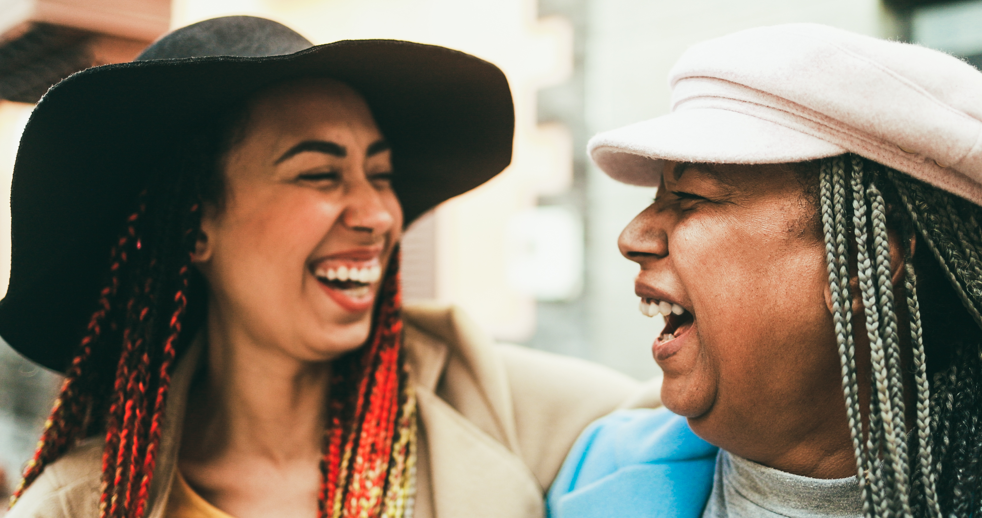 two people happy two people happy