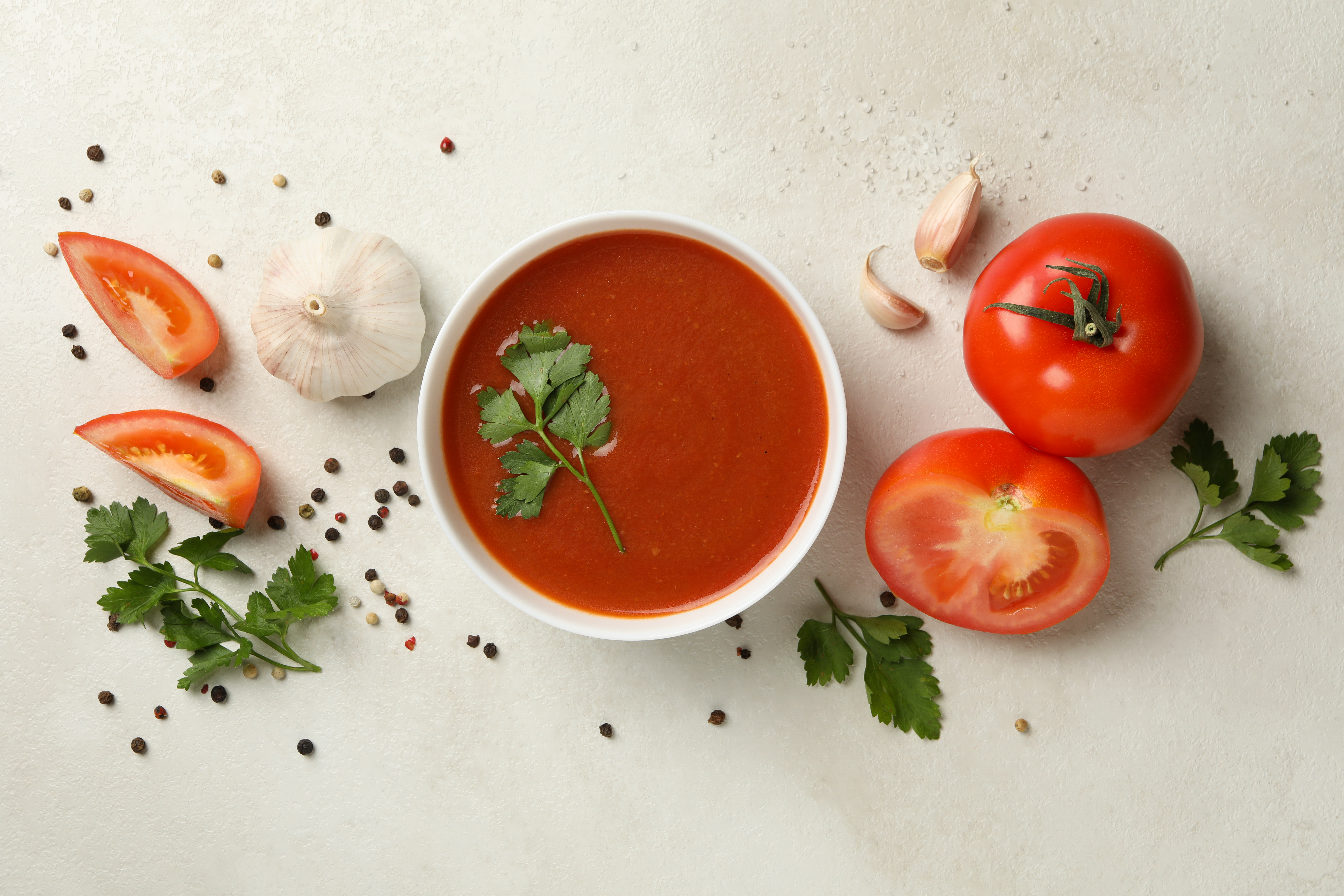 a bowl of tomato soup a bowl of tomato soup