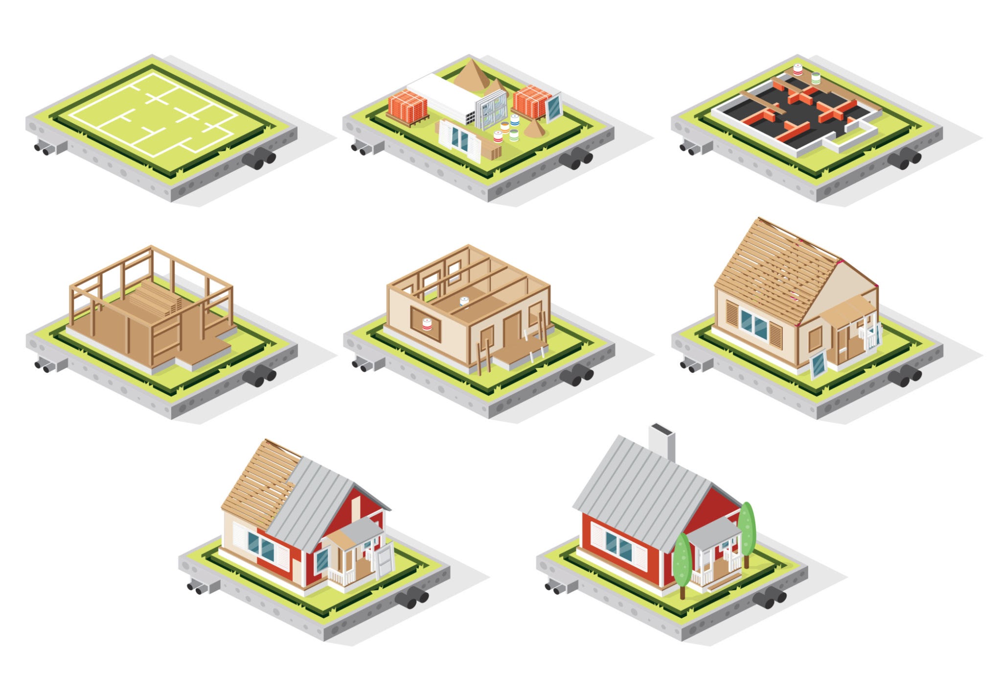 home construction phases