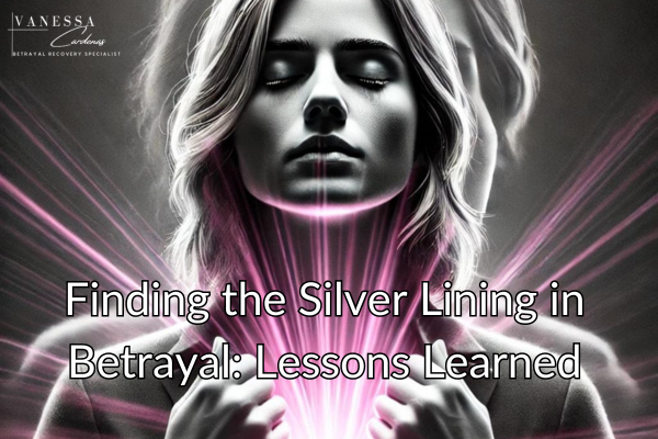 Vanessa Cardenas, Betrayal Recovery Specialist, shares her journey of finding purpose after betrayal. Learn to embrace self-reflection, seek support, and discover the silver lining. Insights for emotional healing and resilience.