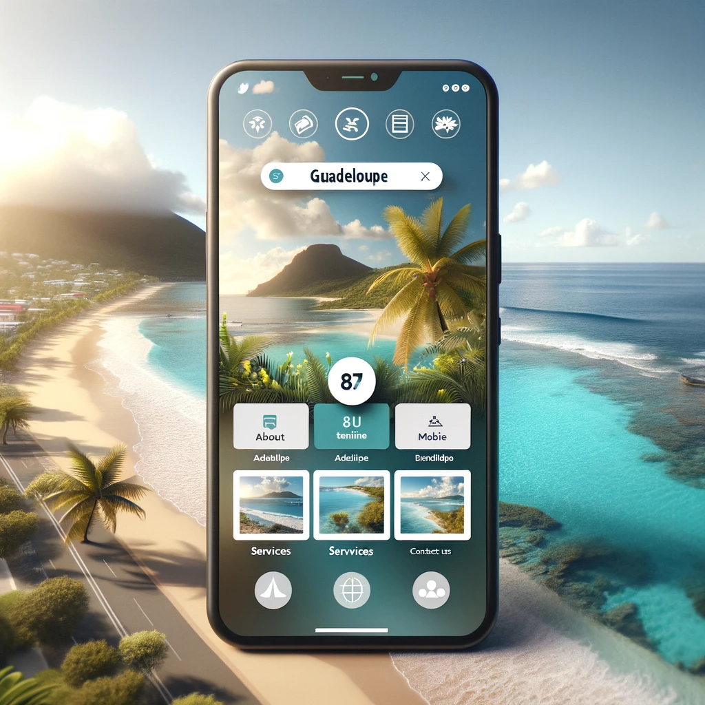 Cette image illustre une interface utilisateur moderne et interactive sur l'écran d'un smartphone