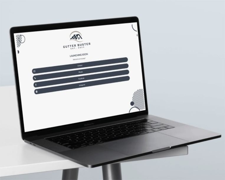 a laptop on a table