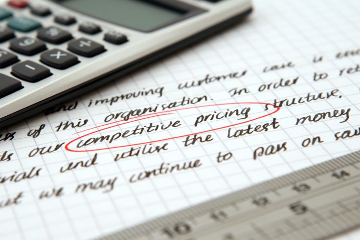 a calculator and a piece of paper