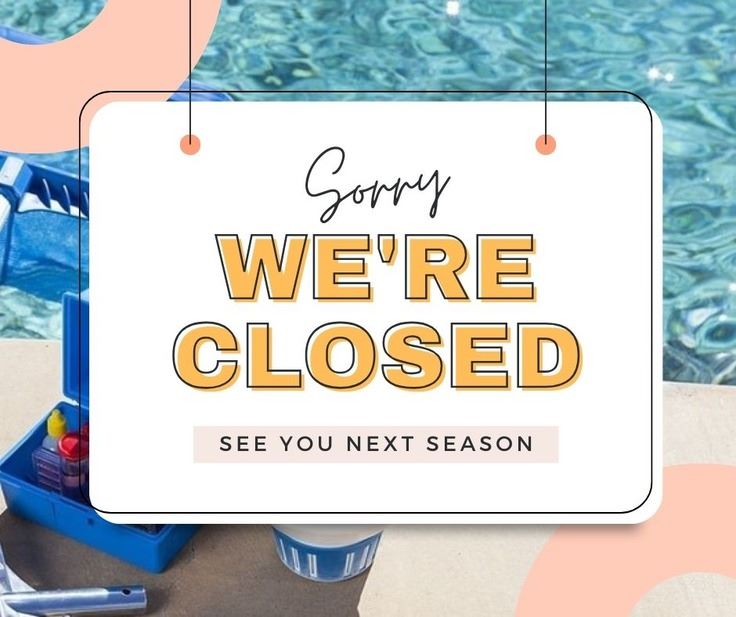 a closed sign