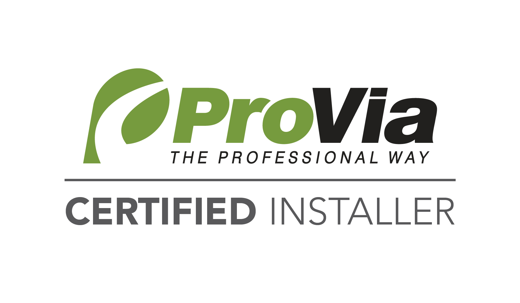 ProVia Certified Installer Badge