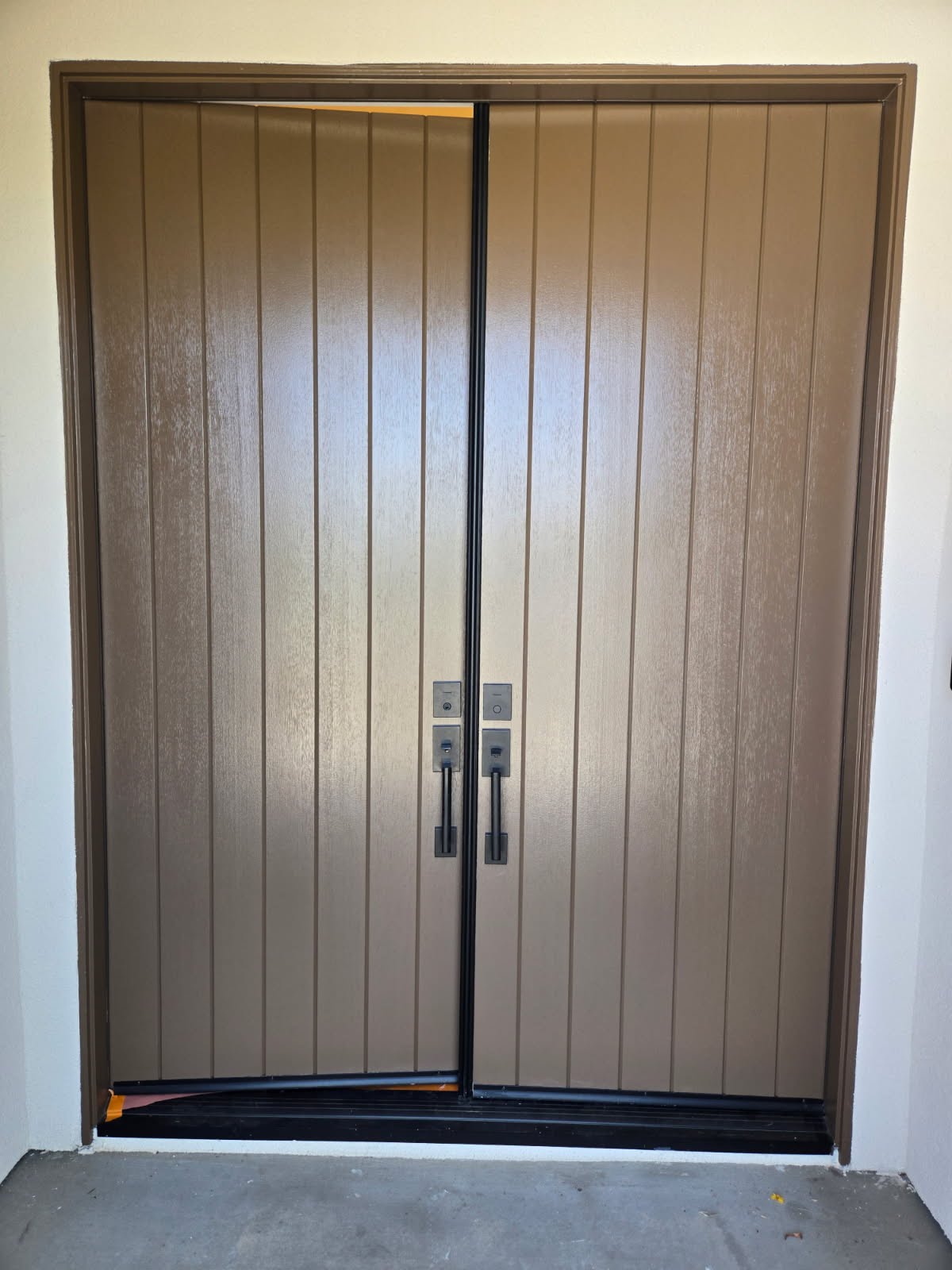 Front door exterior painting — Bakersfield entrance