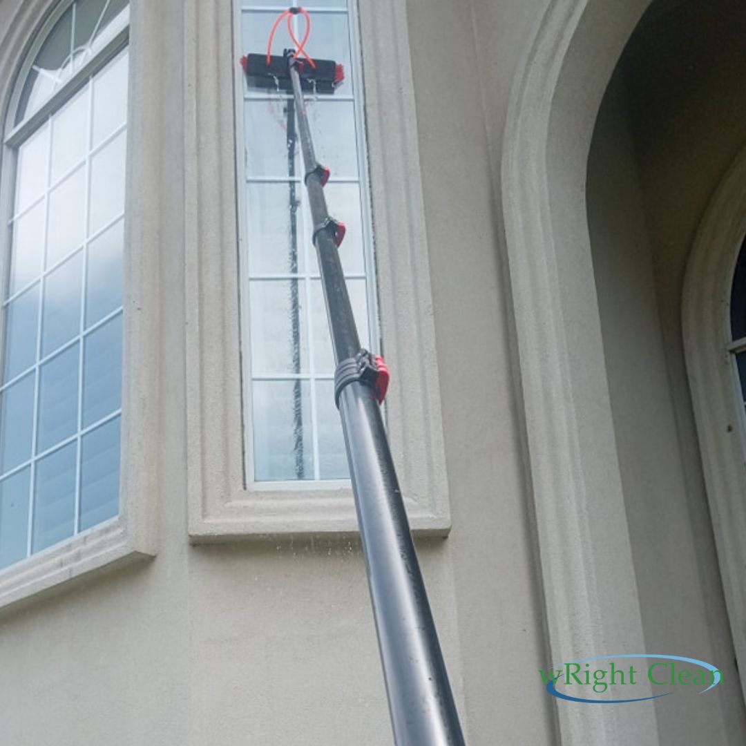 Exterior window cleaning service