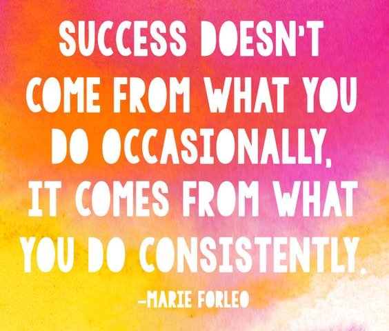 consistency marie forleo