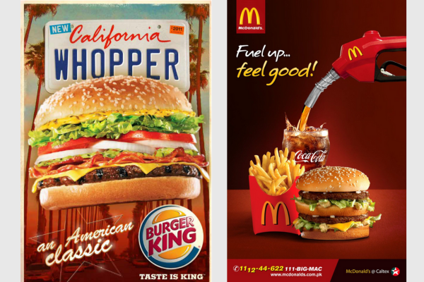 Burger King Vs. McDonalds Ad