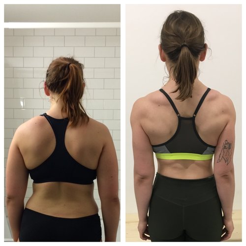 2015 (als ich mit CrossFit angefangen habe) vs. heute