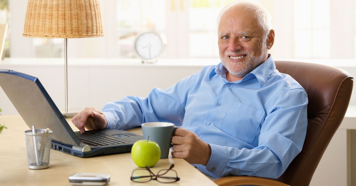 Old Man following his dreams