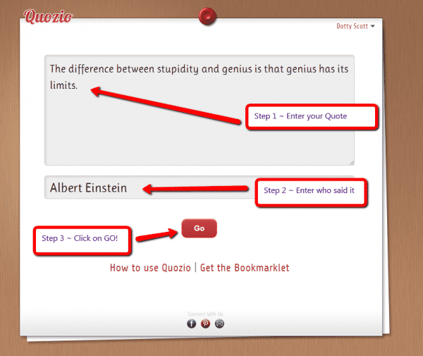 Quote setup step 1 Quote setup step 1