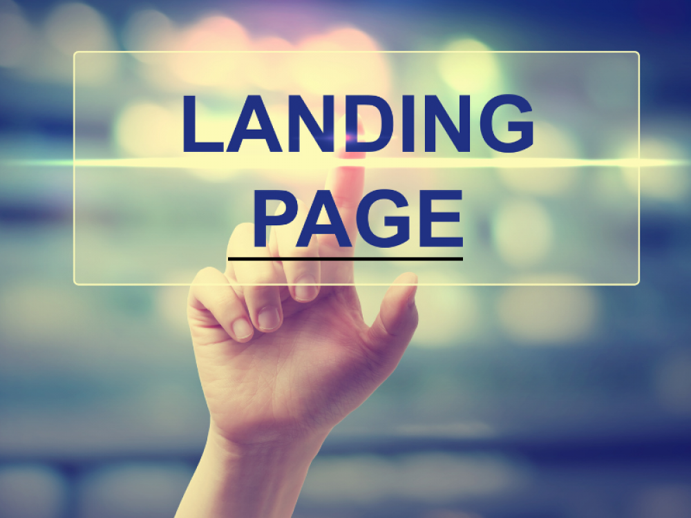 landing page