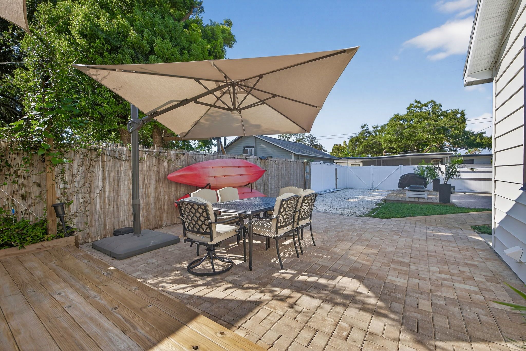 Deck and patio Deck and patio