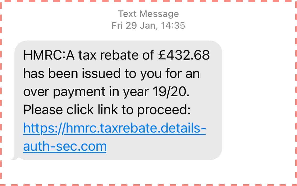 Text Fraud info
