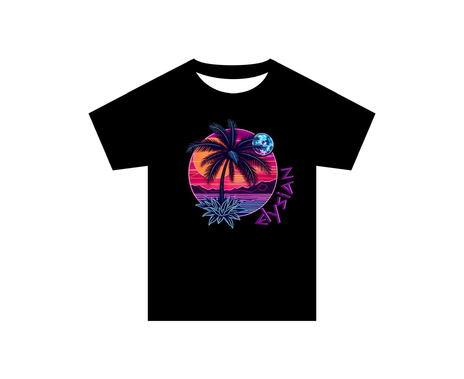 Moonlit Palm Tee