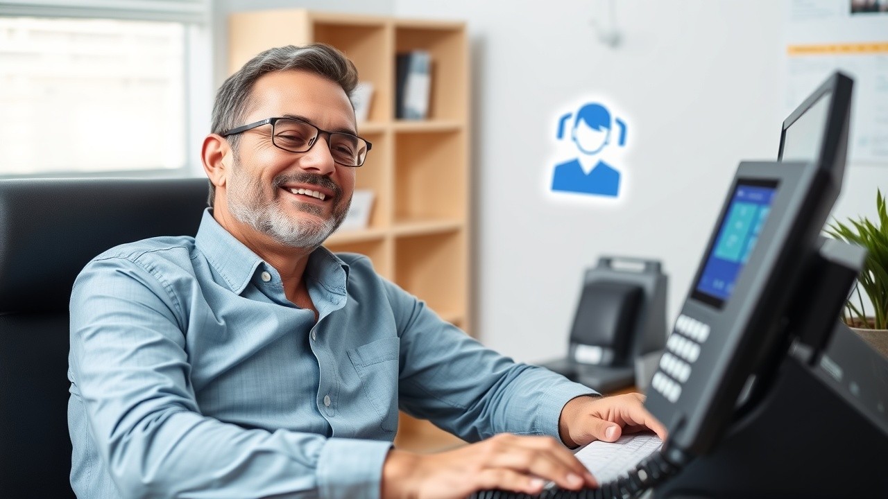 An AI-powered chatbot on a screen providing consistent and personalized responses to a customer inquiry, symbolizing reliable and tailored customer service through technology. An AI-powered chatbot on a screen providing consistent and personalized responses to a customer inquiry, symbolizing reliable and tailored customer service through technology.
