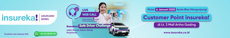 Gambar banner asuransi mobil Live Web Call untuk blog dan halaman