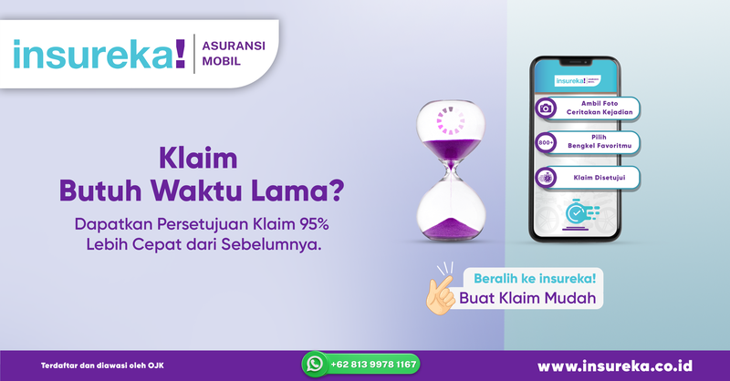 Gambar banner asuransi mobil buat klaim mudah untuk blog dan halaman