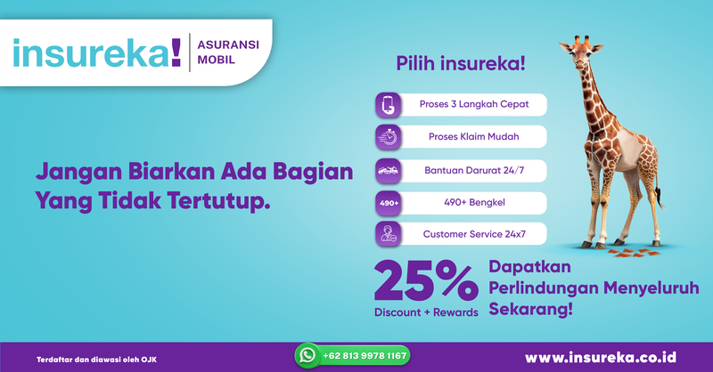 Gambar banner asuransi mobil Perlindungan Menyeluruh untuk blog dan halaman