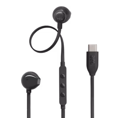 JBL Tune 305C אוזניות חוטיות USB-C - צליל נקי וחיבוריות נוחה
