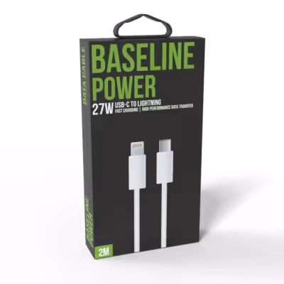 כבל טעינה TC-LIGHTNING 2M 27W