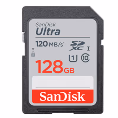 כרטיס SD SanDisk 128GB