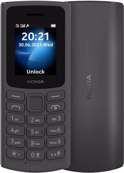 מכשיר Nokia 105 4G (2023) תומך כשר ללא דפדפן