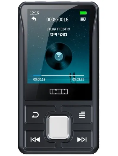 נגן MP3 קומפקטי iWin מאסטר פליי 8GB