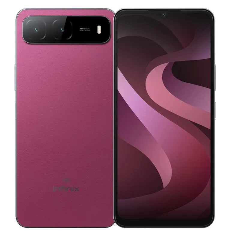 Le smartphone Infinix Hot 60i 5G 4Go 128Go est disponible chez MTS PLUS. couleur: rouge