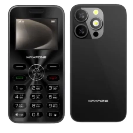 Téléphone portable Maxfone 16 Max est disponible chez MTS PLUS. Couleur: Noir