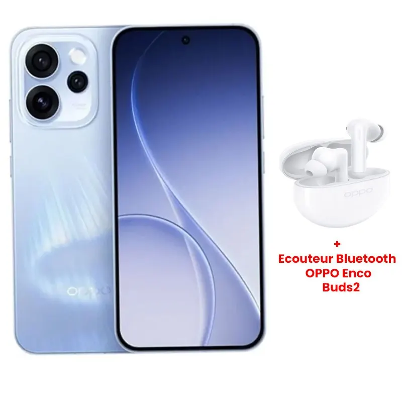 Smartphone Oppo Reno 15F 5G 12Go 512Go est disponible chez MTS PLUS Tunisie.
