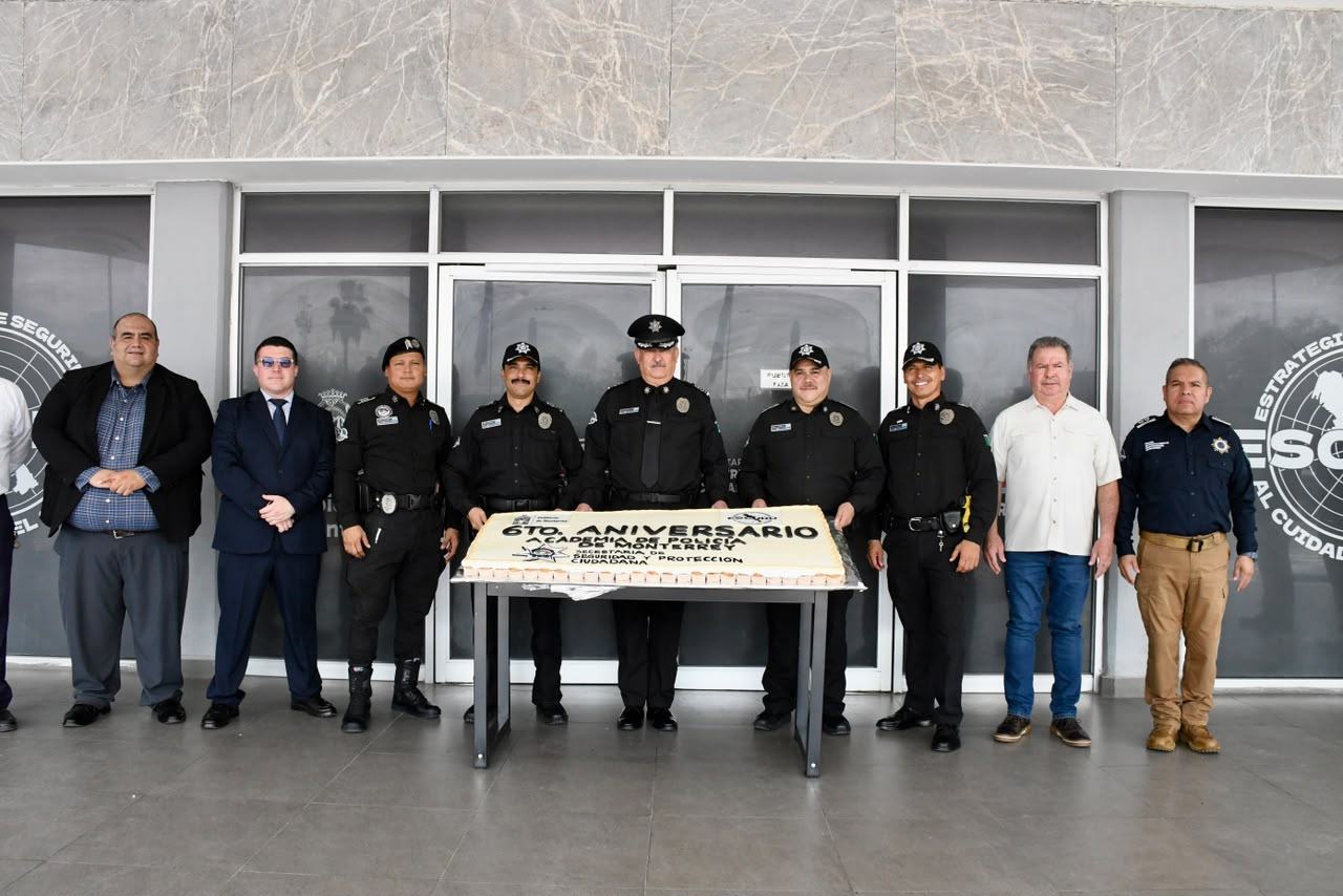 Conmemora Gobierno de Monterrey seis años de la Academia de Policía