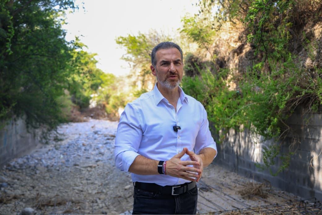 Supervisa Adrián de la Garza obras de infraestructura y rehabilitación en la zona poniente de Monterrey