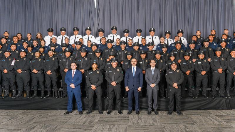 Reconoce Monterrey perseverancia y méritos de 281 elementos de seguridad