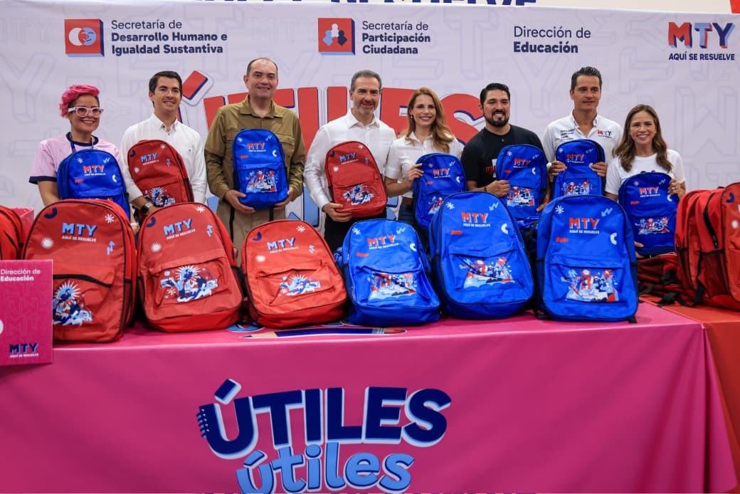 ARRANCA MONTERREY ENTREGA DE PAQUETES ESCOLARES DEL PROGRAMA “ÚTILES, ÚTILES”