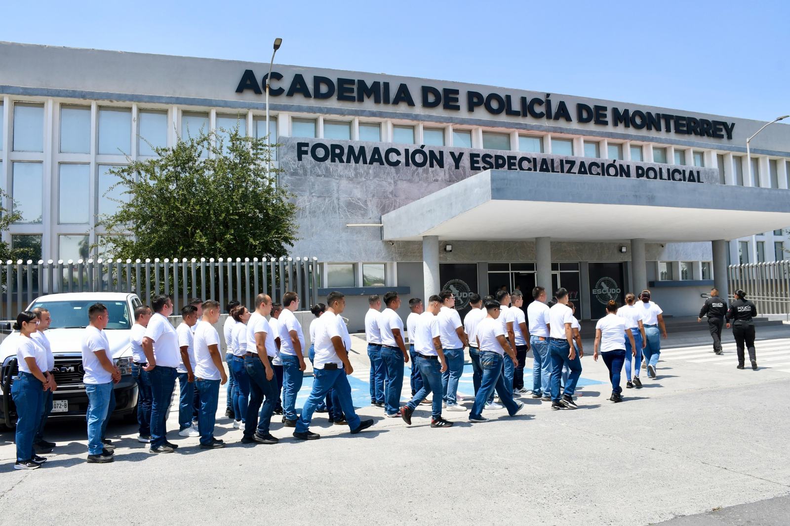 INGRESAN 41 NUEVOS CADETES A LA ACADEMIA DE POLICÍA DE MONTERREY
