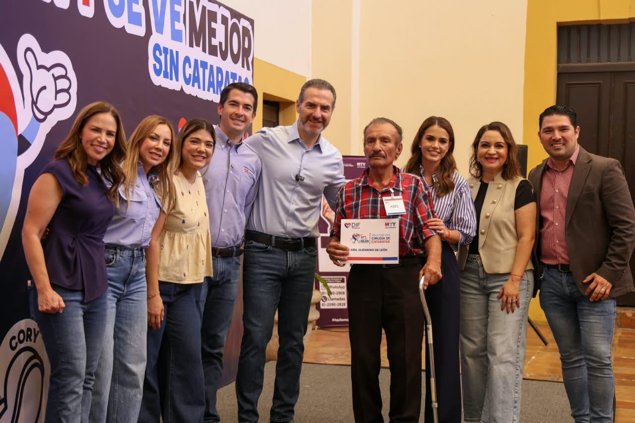 Beneficia DIF Monterrey a más de 500 personas con el programa “Monterrey se ve mejor sin Cataratas”