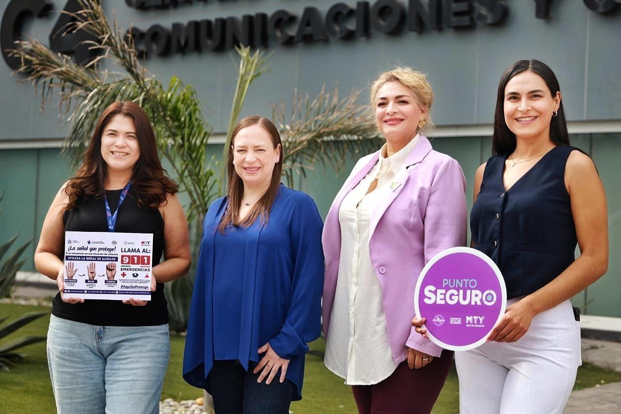 Refuerzan Monterrey y ANTAD acciones para ampliar red de Puntos Seguros y “La Señal que Protege” para mujeres