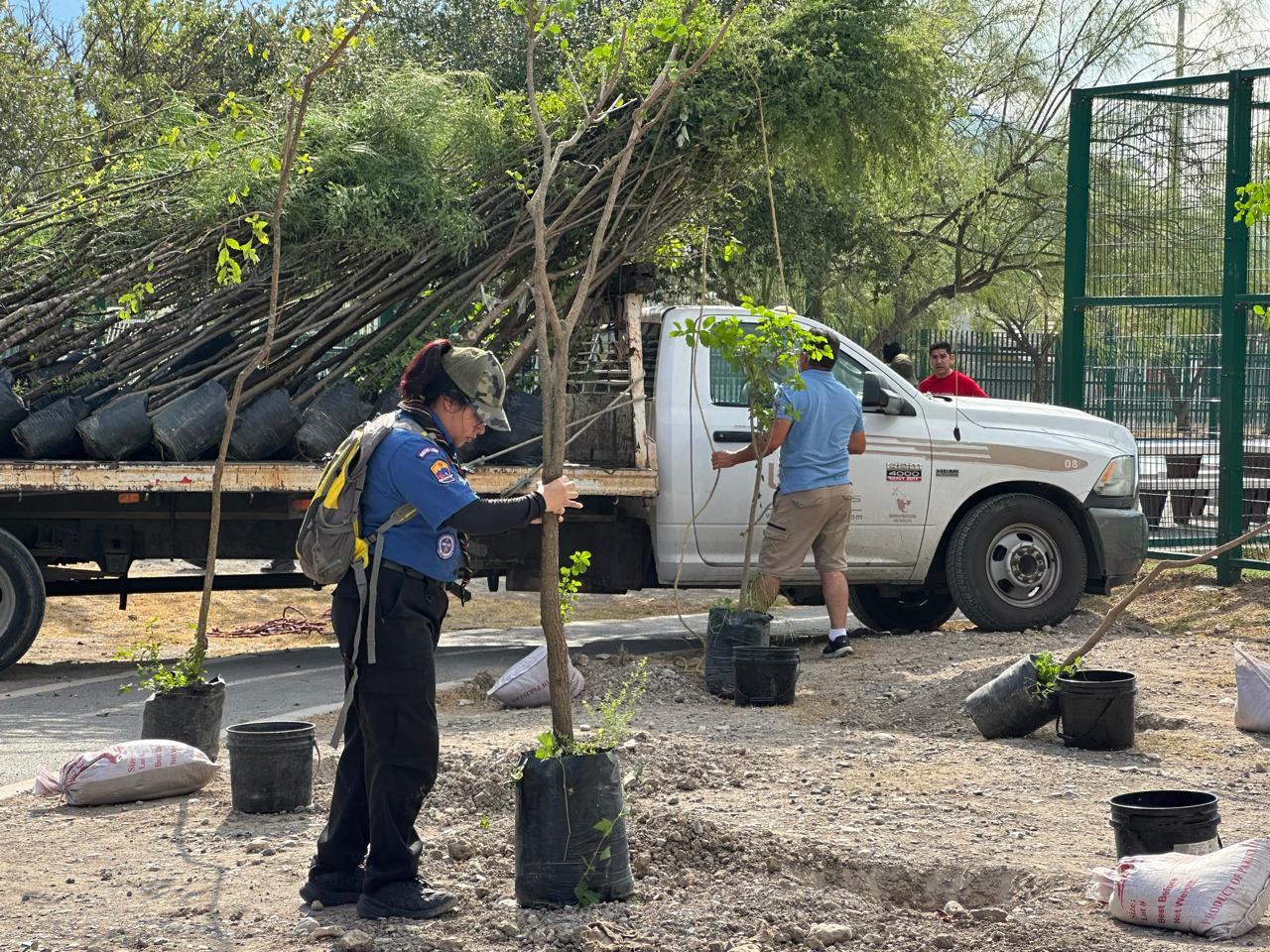 Reforesta Monterrey Área Natural con 120 árboles nativos