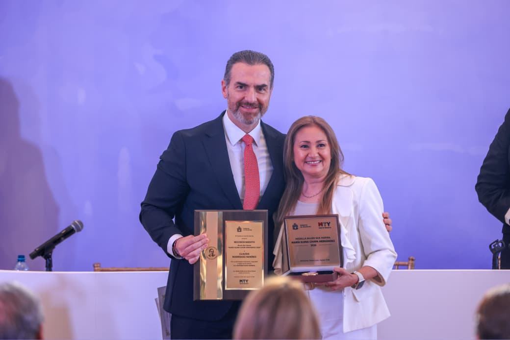 Reconoce Monterrey a mujeres destacadas con la Medalla “Mujer que Inspira, María Elena Chapa” 2026
