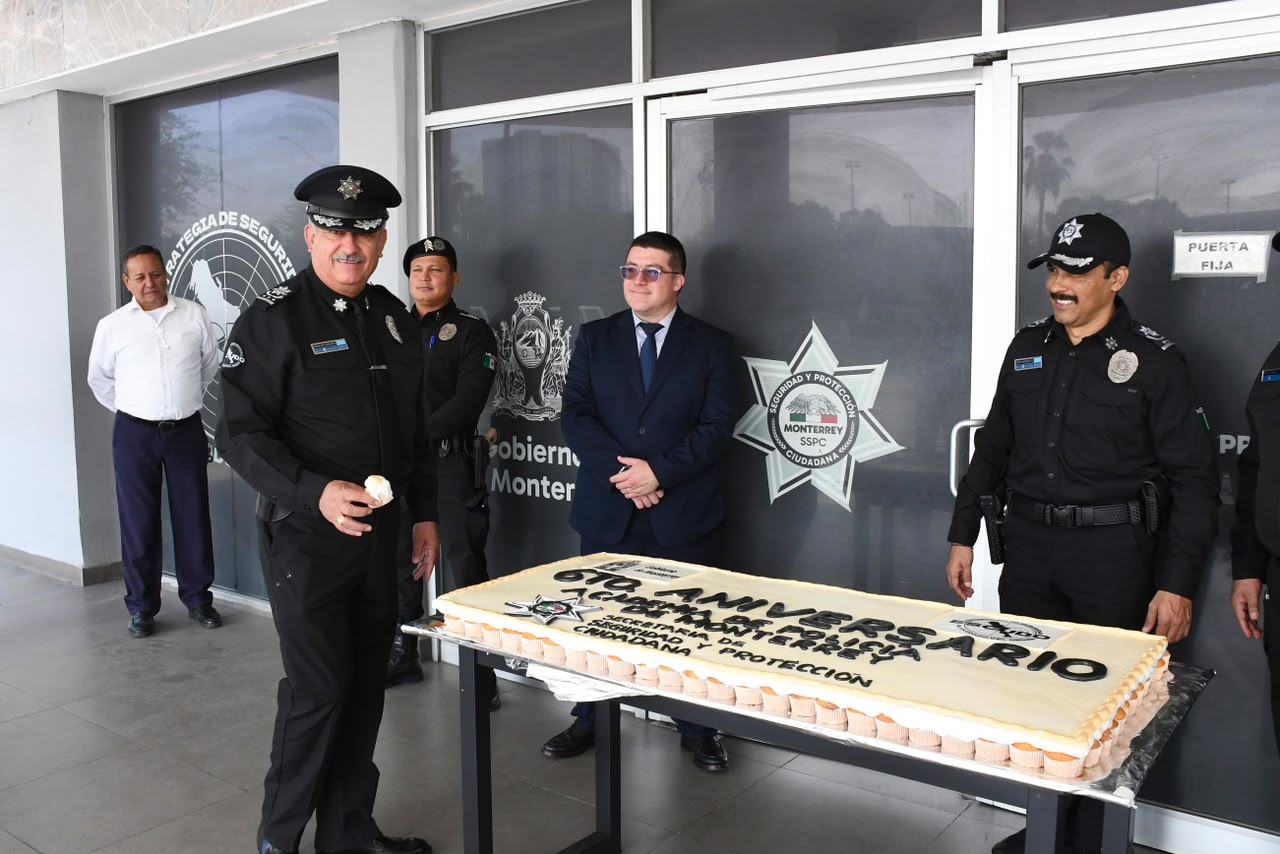 Conmemora Gobierno de Monterrey seis años de la Academia de Policía