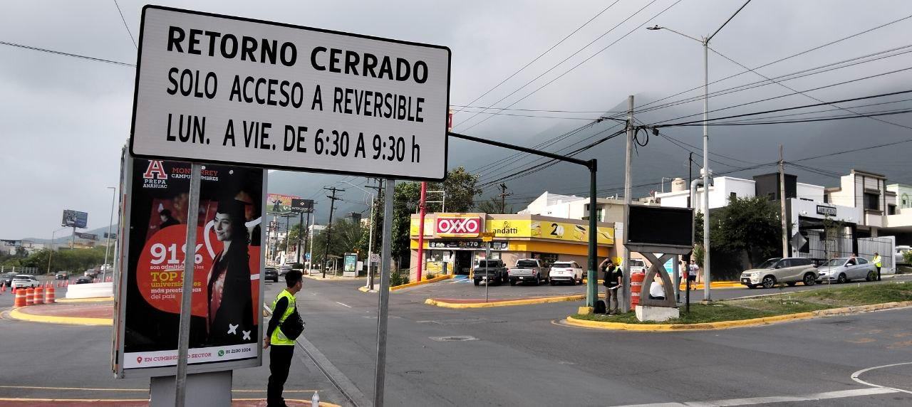Supervisan ampliación del carril reversible en Leones