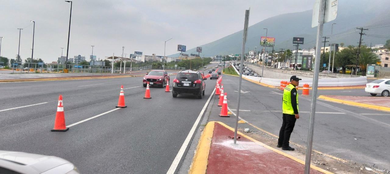 Supervisan ampliación del carril reversible en Leones