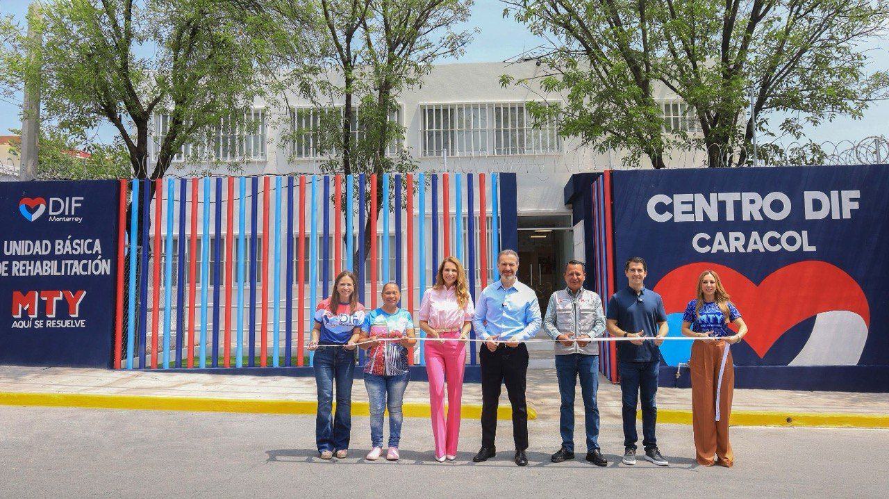 Inaugura Monterrey Unidad de Rehabilitación y Centro DIF en colonia Caracol