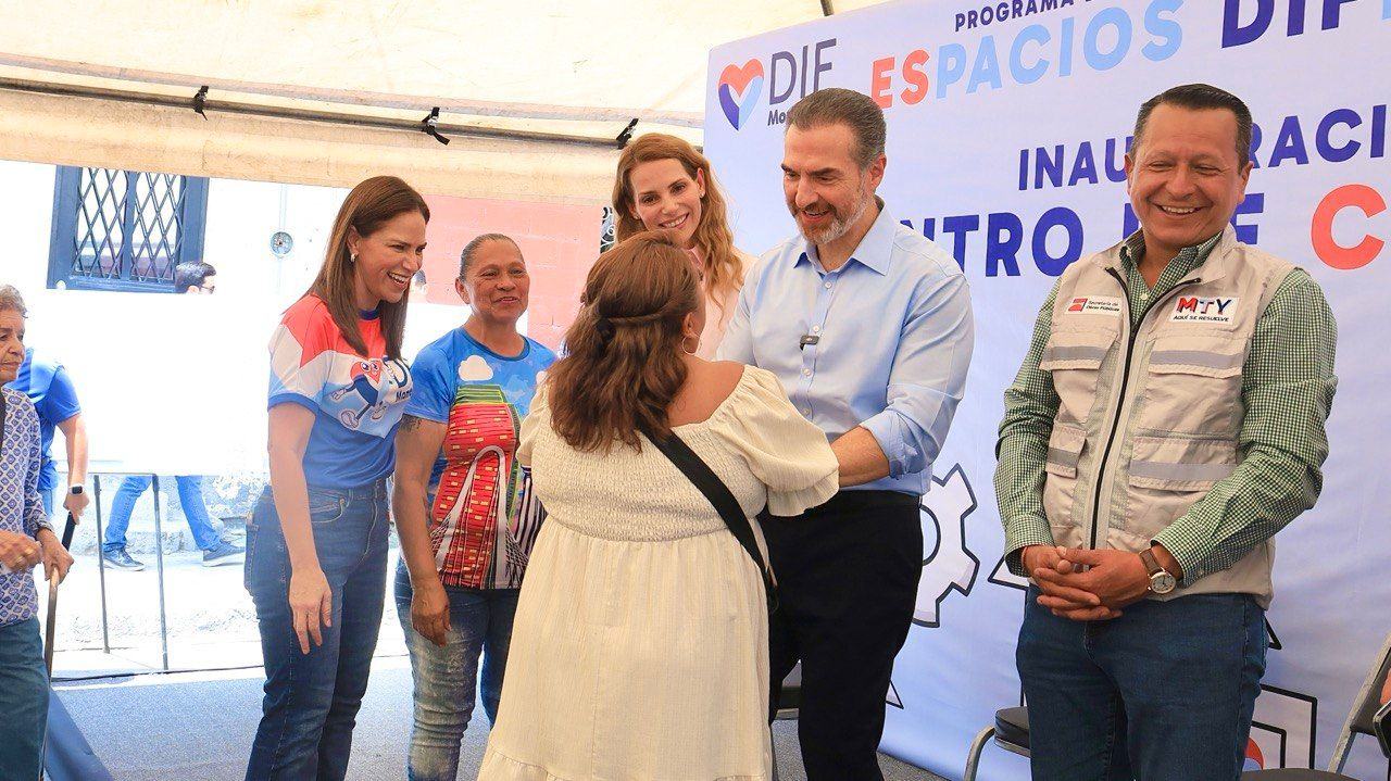 Inaugura Monterrey Unidad de Rehabilitación y Centro DIF en colonia Caracol