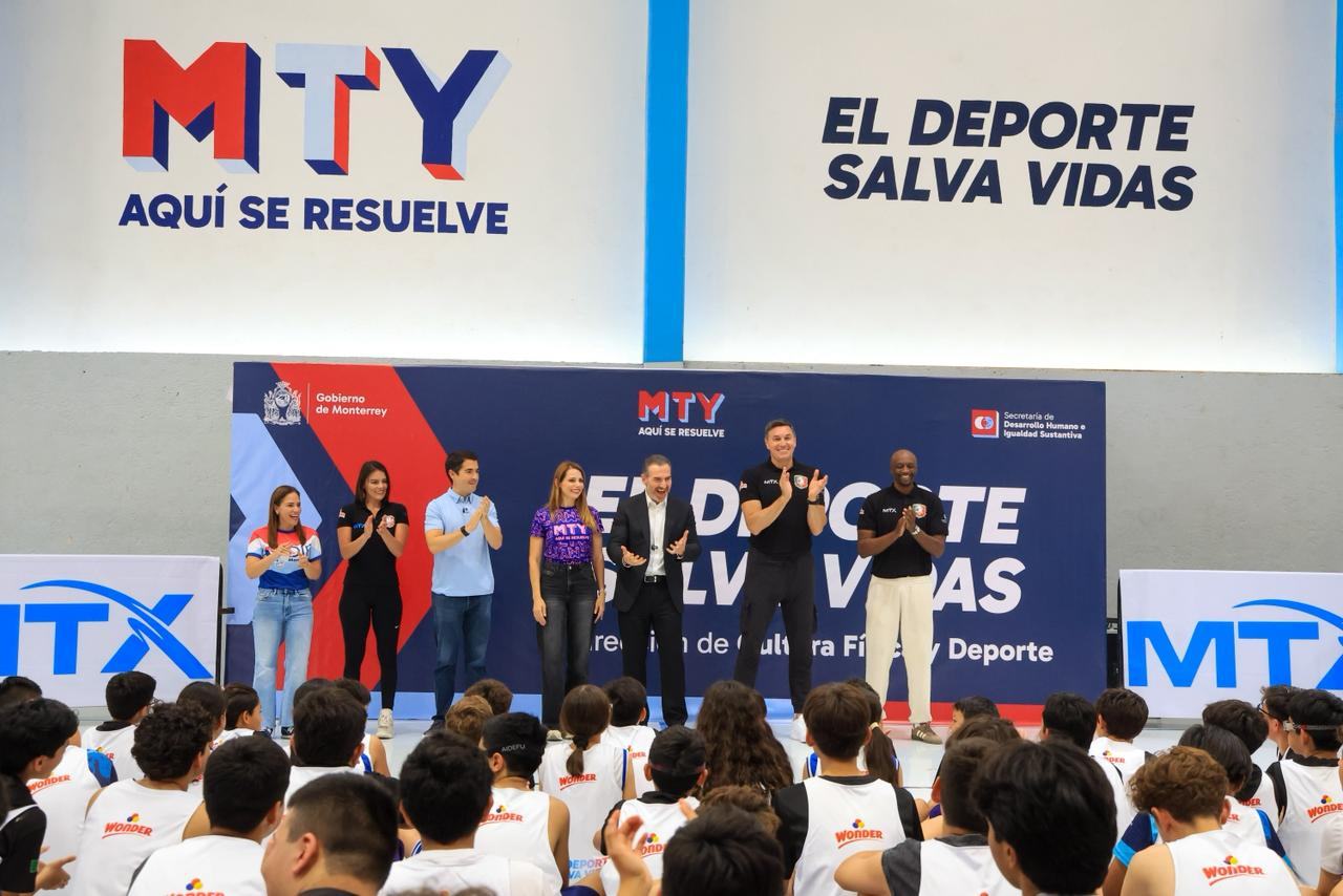 Inauguran en Monterrey clínica de básquetbol con ex jugadores de la NBA
